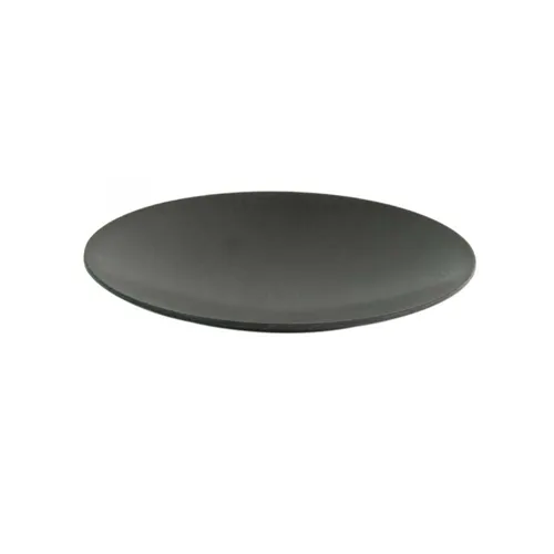 Prato Redondo de Melamina Mineral Gray